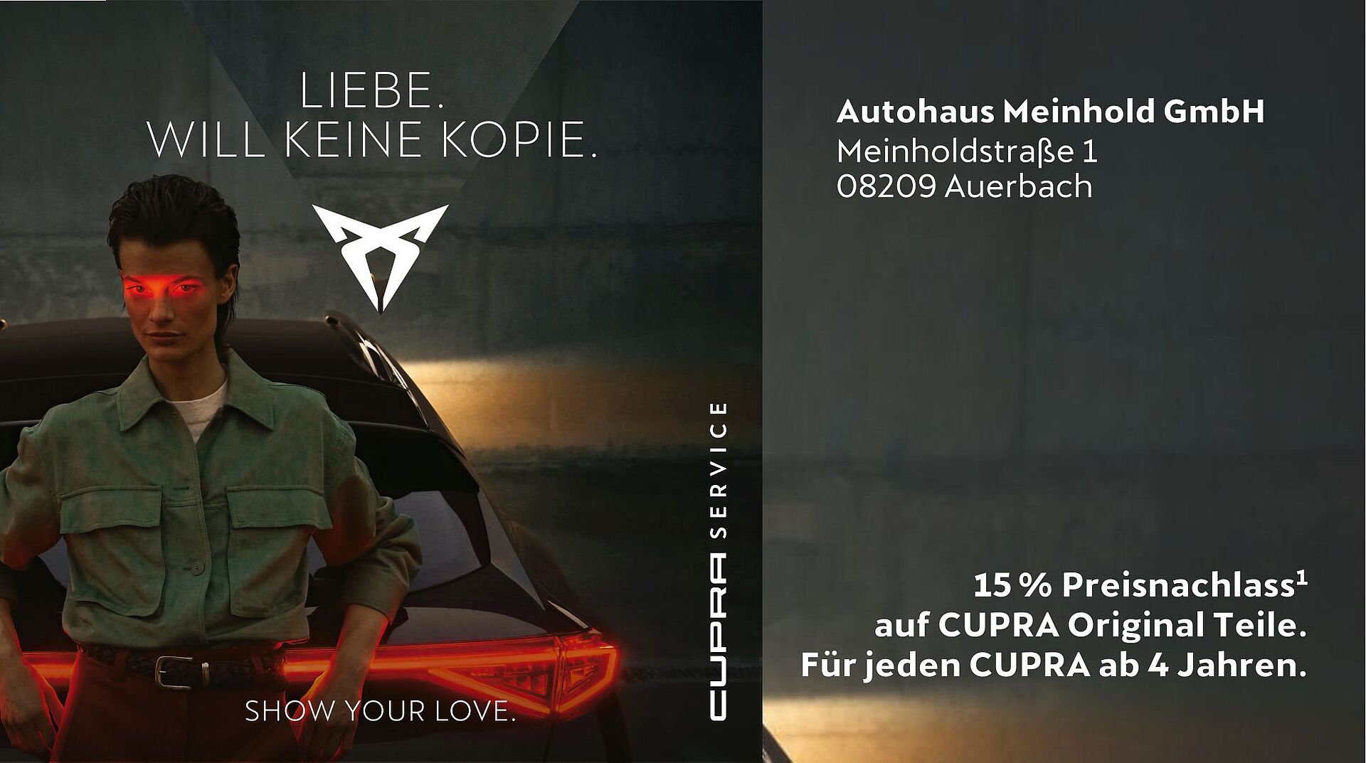 Cupra 15 % Teilerabatt ab 4 Jahren Fahrzeugalter